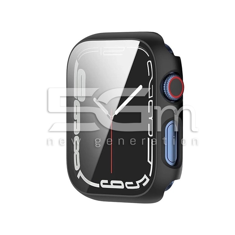 Case Black With Tempered Glass Apple Watch 7 - 8 - 9 (45mm)