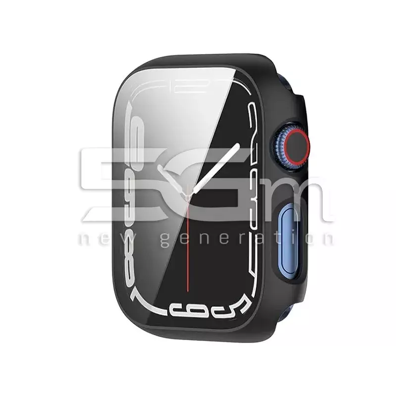 Case Black With Tempered Glass Apple Watch 7 - 8 - 9 (45mm)