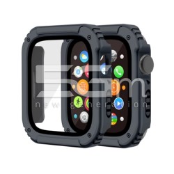 Custodia Dark Grey Con Tempered Glass Apple Watch SE - 4 - 5 - 6 (40mm)
