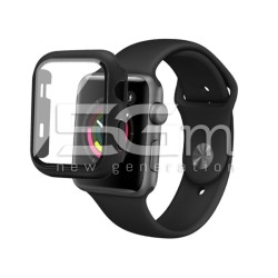 Custodia Black Con Tempered Glass Apple Watch 1 - 2 - 3 (38mm)
