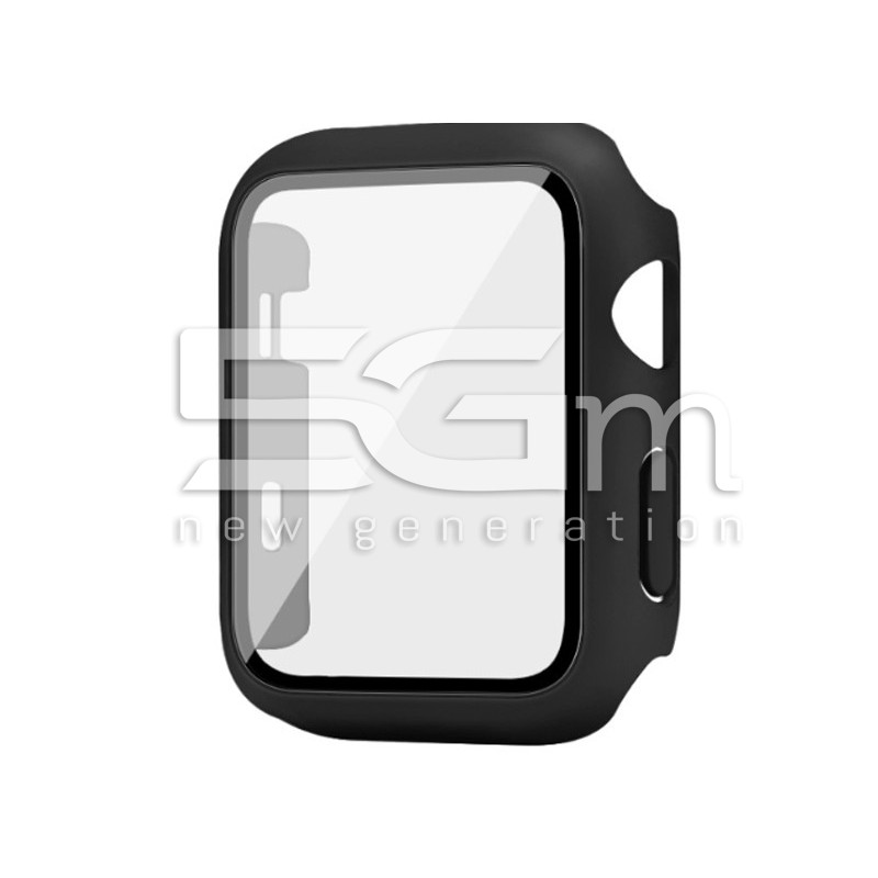 Custodia Black Con Tempered Glass Apple Watch 1 - 2 - 3 (38mm)