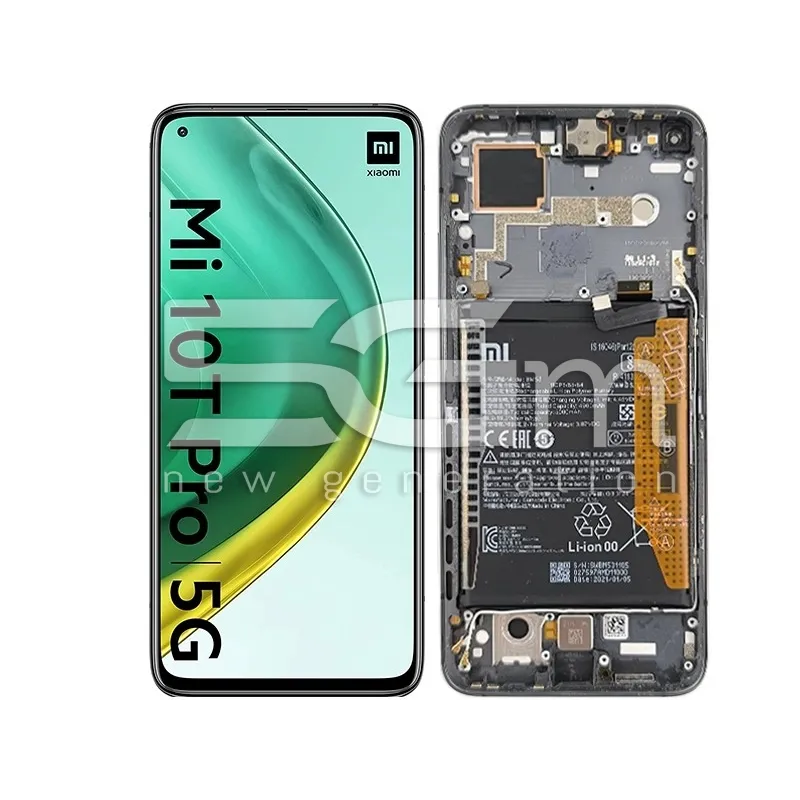 Display Touch + Frame  Nero Xiaomi Mi 10T Pro 5G (PULLED)