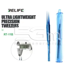 Relife RT-11B Straight Tip Tweezers
