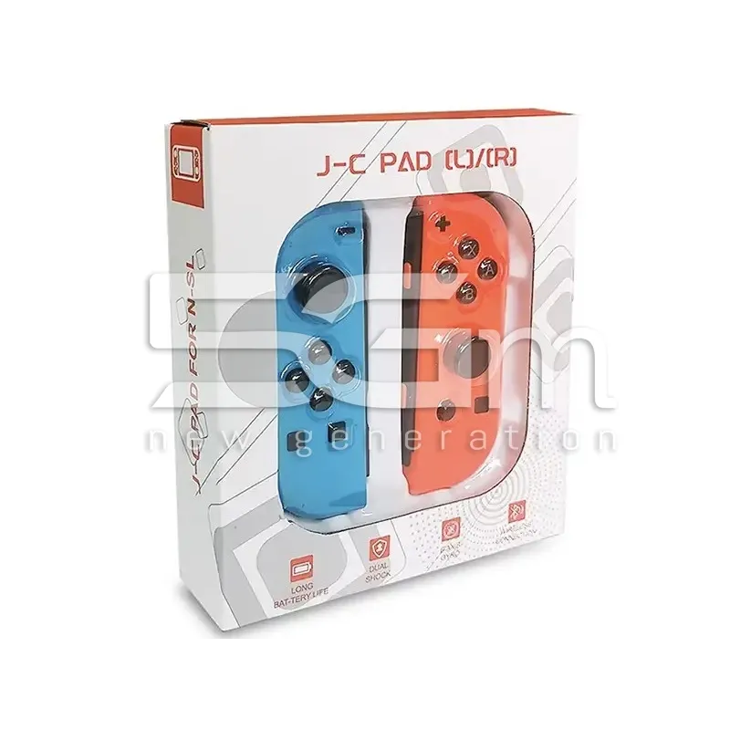 J-C Left + Right Wireless Joypad Switch (Red+Blue)