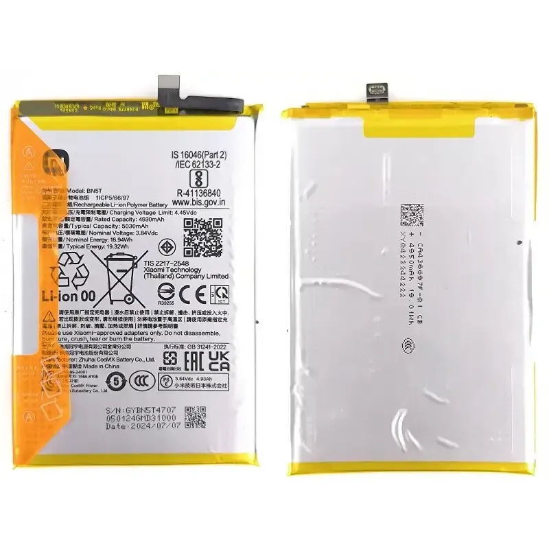 Batteria BN5T 5030 mAh Xiaomi Redmi 13 4G - Poco M6 4G (PULLED)