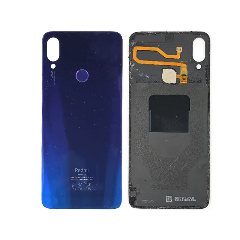 Retro Cover Blue + Fingeprint Xiaomi Redmi Note 7 - 7 Pro (PULLED) | Store Online 5G-M