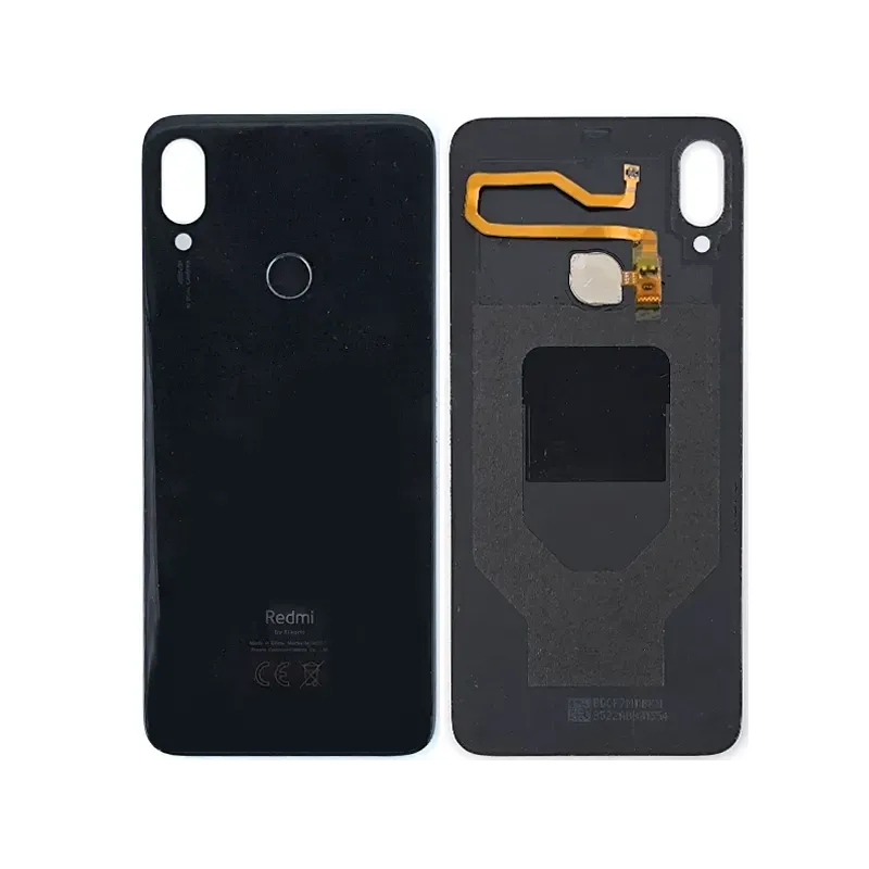 Cache Arrière Noir + Capteur empreinte Xiaomi Redmi Note 7-7 Pro | 5G-M.com