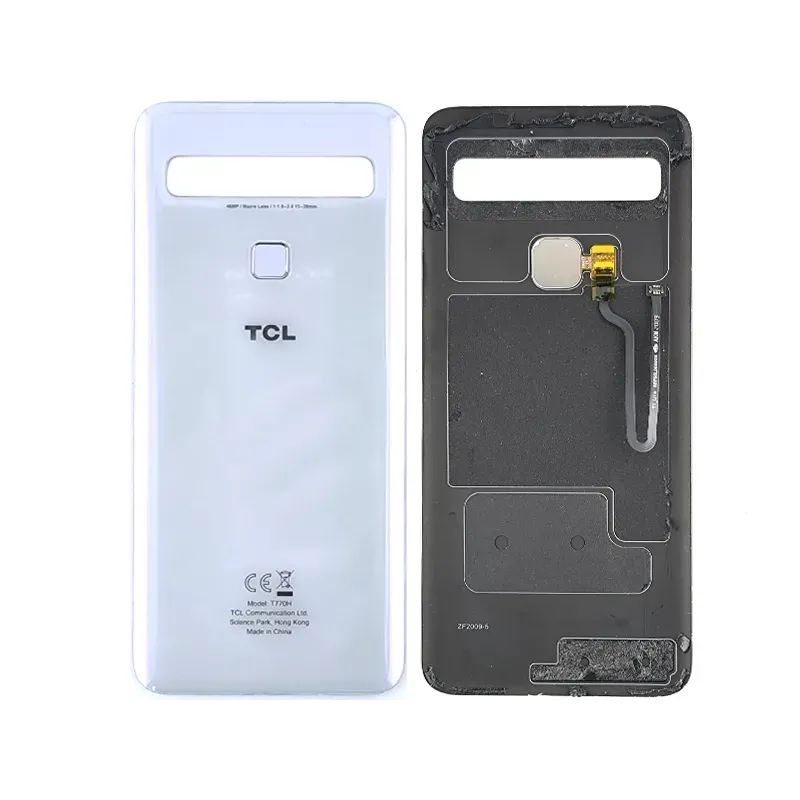 Retro Cover Bianco + Fingeprint TCL 10L (PULLED) | Store Online 5G-M