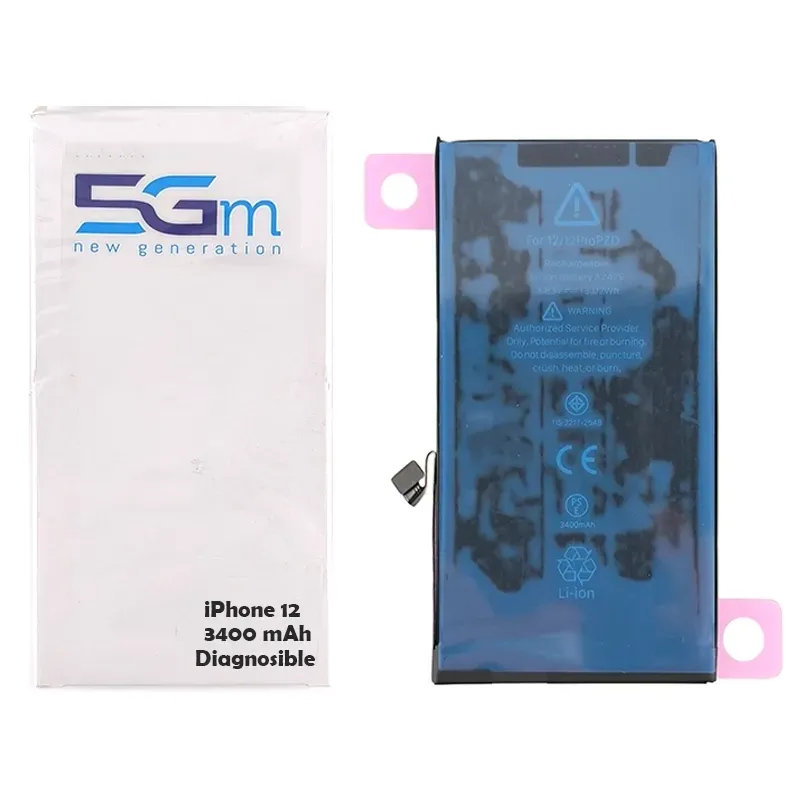 Battery iPhone 12 - 12 Pro (Diagnosable High Capacity 3400mAh)