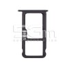 Sim Card + Micro SD Tray Black Nokia 7.1 Plus