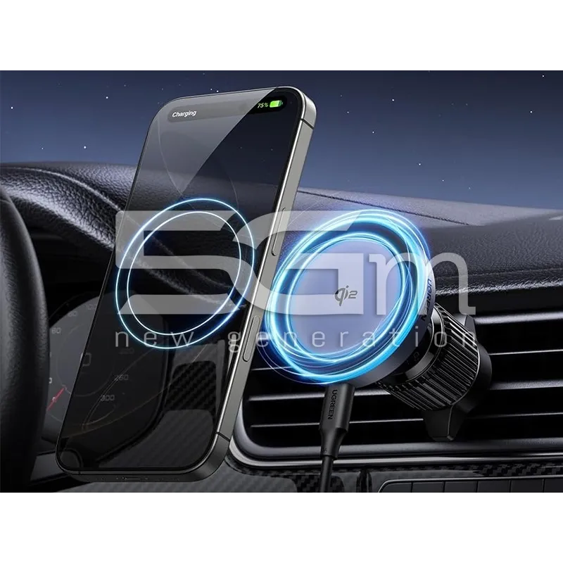 Ugreen Caricabatterie Wireless Per Auto Qi2 15W