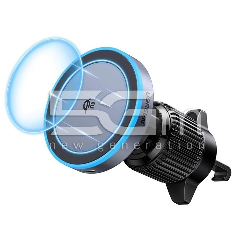 Carregador magnético para carro Ugreen Qi2 15 W | 5G-M.com