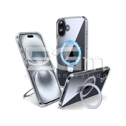 Custodia Sottile Magsafe N56 + Anello iPhone 16 Plus