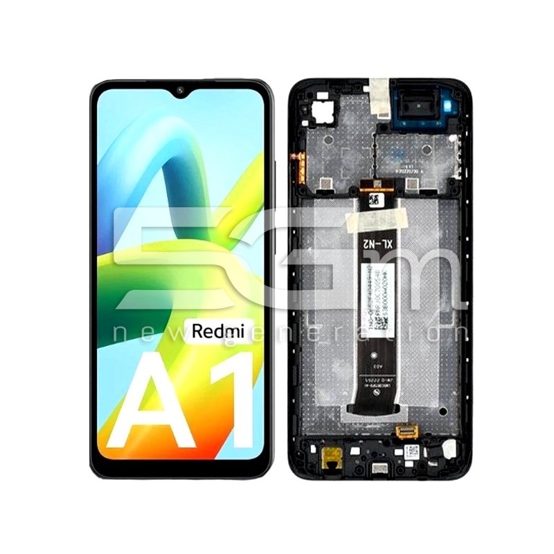 Écran Tactile + Châssis Noir Xiaomi Redmi A1 Ori | 5G-M
