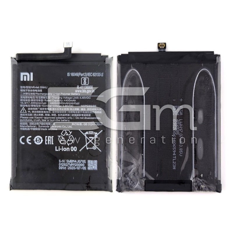 Battery BM4J 4400mAh Xiaomi Redmi Note 8 Pro (PULLED)