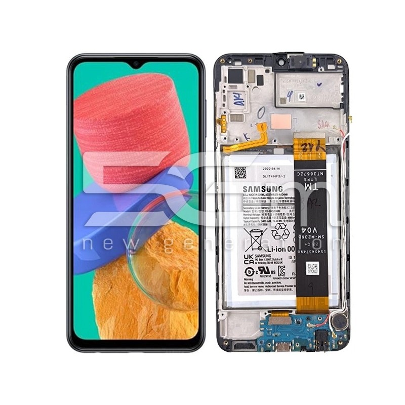 LCD + Battery + Frame Black Samsung SM-M336 M33 5G (PULLED)