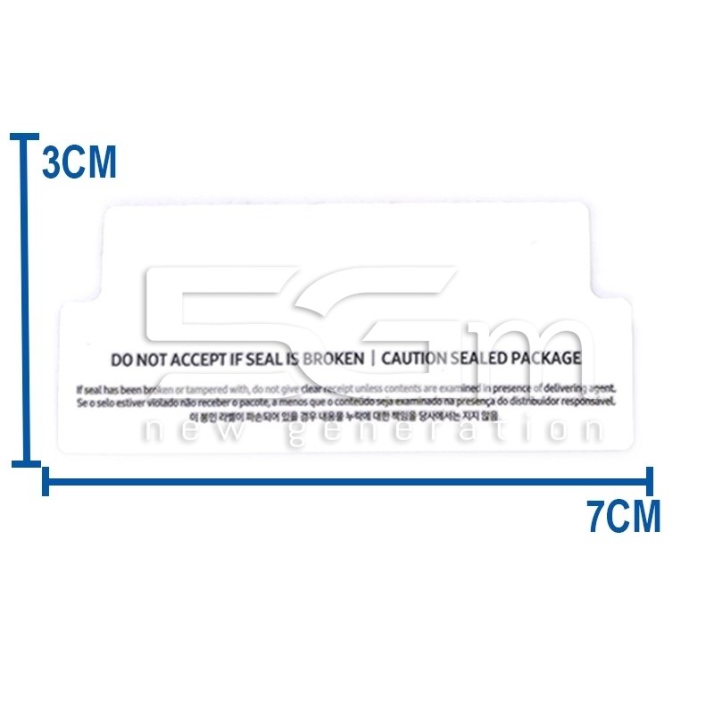 Sigillo Garanzia Adesivo per Smartphone (10 pz) 7x3cm | 5G-M.com