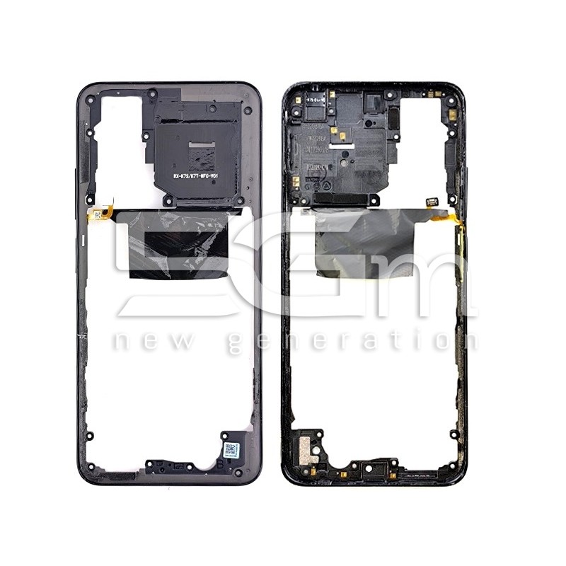 Middle Frame + Componenti Graphite Gray Xiaomi Redmi Note 11 4G (PULLED) | Store Online 5G-M