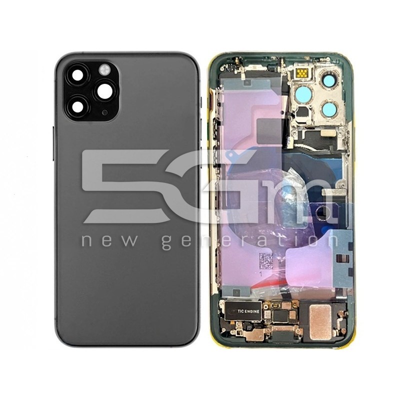 Rear Cover Full Parts Black iPhone 11 Pro No Logo
