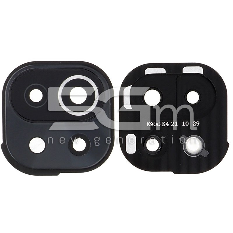 Rear Camera Lens + Frame Black Xiaomi 11 Lite 5G NE (PULLED)