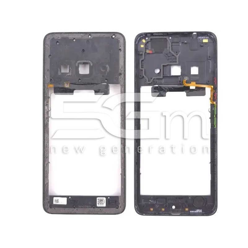 Middle Frame + Fingerprint Black Xiaomi Redmi A3 (PULLED)