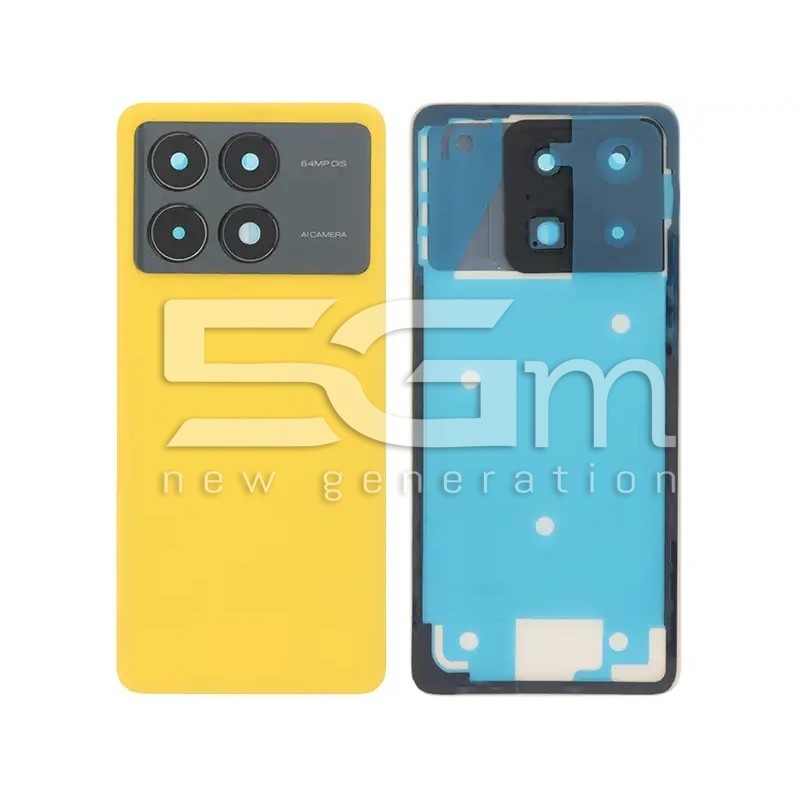 Rückabdeckung Gelb Xiaomi Poco X6 Pro Ohne Logo | 5G-M Online Shop
