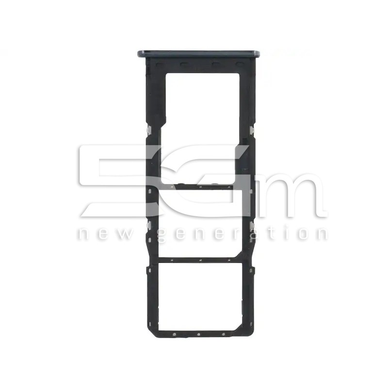Két SIM kártya tartó Fekete Samsung SM-A325 A32 4G | 5G-M
