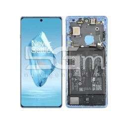 LCD + Batteria + Frame Cool Blue Full Parts OnePlus 12R (PULLED)