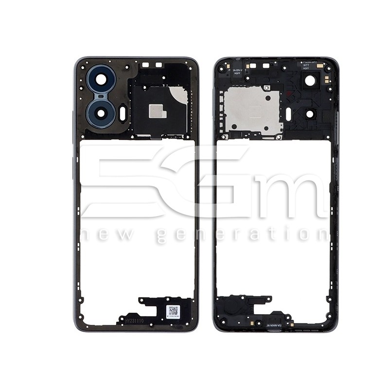 Middle Frame + Frame Camera  Matte Charcoal Moto G24 | Store Online 5G-M