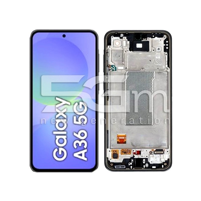 Display Touch + Frame Awesome Black Samsung SM-A366 A36 5G Ori | Store Online 5G-M