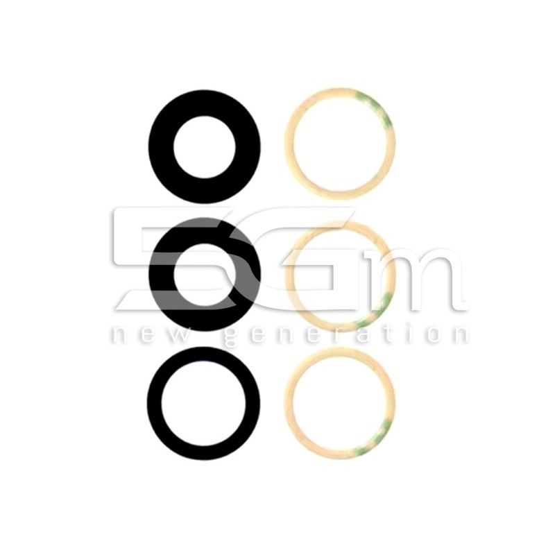 Geam Cameră Spate Negru iPhone 12 Pro (Culoare Asemănătoare cu Ori) | 5G-M