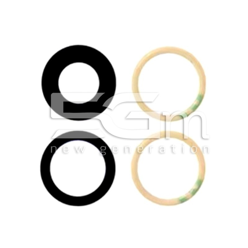 Vetrino Camera Posteriore Nero iPhone 13 - iPhone 13 Mini (Colore Pari all'Ori) | Store Online 5G-M