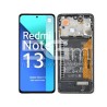 LCD + Battery + Frame Black Full Parts Xiaomi Redmi Note 13 4G (PULLED)