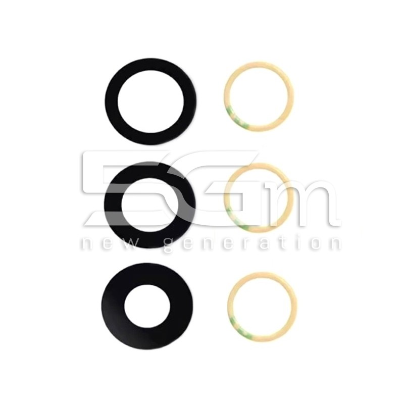 Vetrini Camera Posteriore Nero iPhone 15 Pro (Colore Pari all'Ori) | Store Online 5G-M