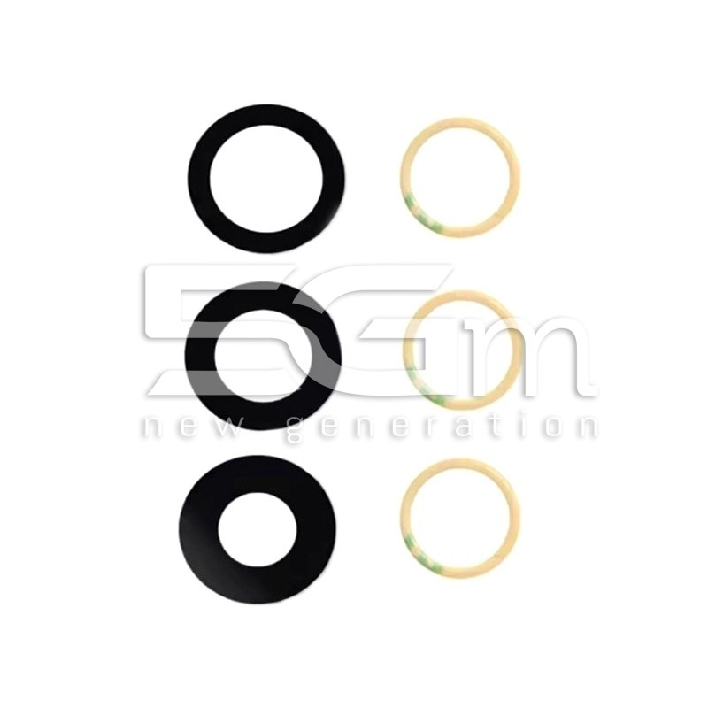Vetrini Camera Posteriore Nero iPhone 15 Pro Max (Colore Pari all'Ori) | Store Online 5G-M
