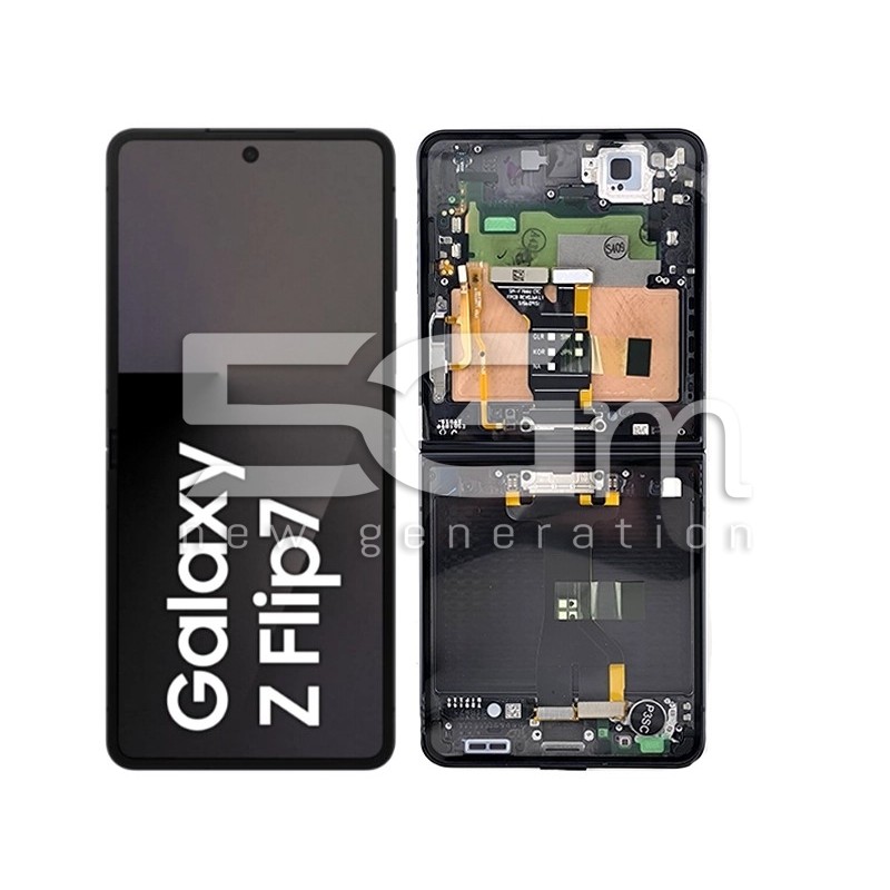 Display Touch + Frame Black Samsung SM-F766 Galaxy Z Flip 7 5G (Ori)