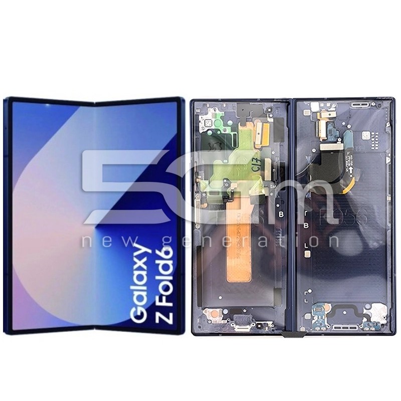 Display Touch + Frame Navy Blu Samsung SM-F956 Fold6 (Ori) | Store Online 5G-M