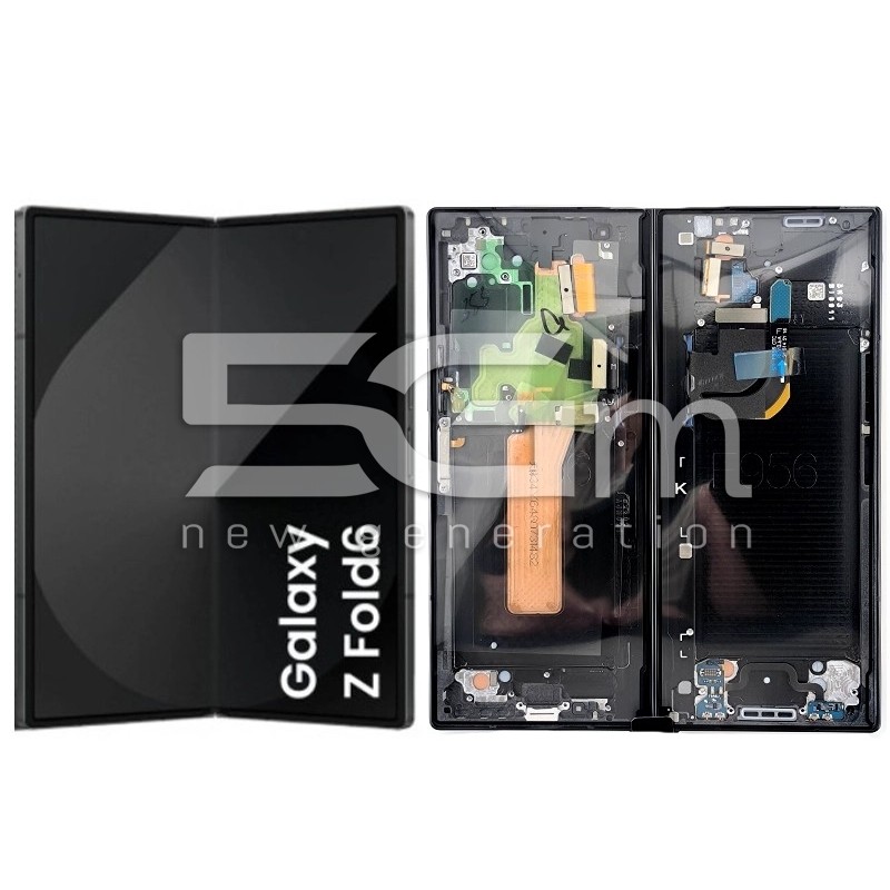 Display Touch + Rahmen Schwarz Samsung SM-F956 Fold6 (Ori) | 5G-M Online Shop