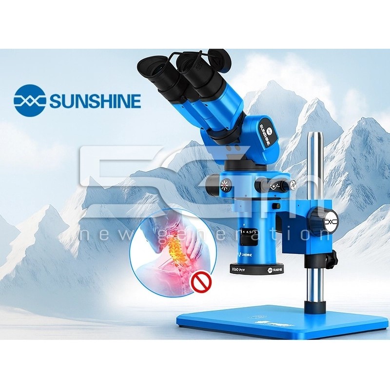Sunshine R360 | Microscopio Rotante per Riparazioni Elettroniche | 5G-M.com