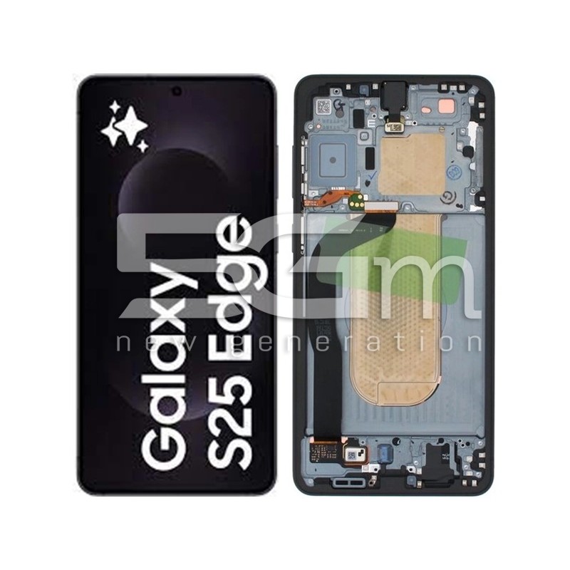Kijelző Érintőképernyő + Keret Samsung SM-S937 S25 Edge (Ori) | 5G-M