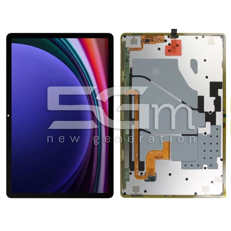 Érintőkijelző + Keret Fekete Samsung SM-X816 Tab S9+ 5G (Ori) | 5G-M Webáruház