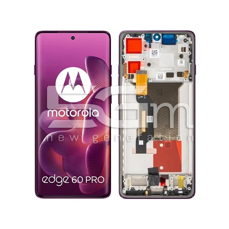 Écran Tactile + Cadre Sparkling Grape Motorola Edge 60 Pro (Ori) | 5G-M