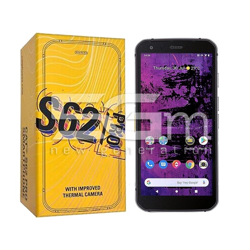 Cat S62 Pro Noir 128 Go | Smartphone Robuste et Thermique | 5G-M