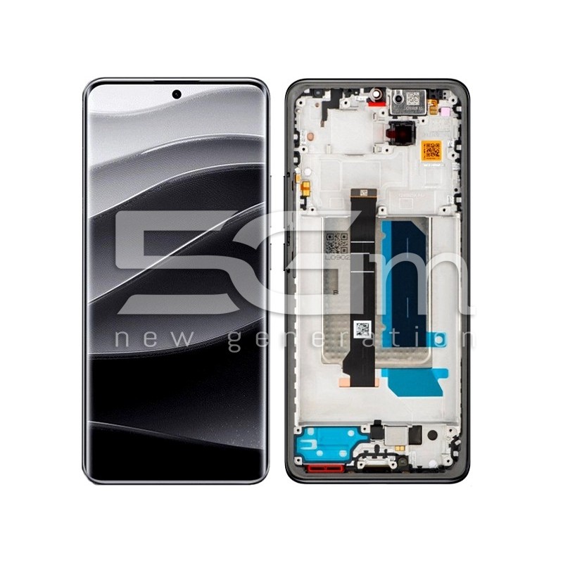 Display + Ramă Midnight Black Xiaomi Redmi Note 14 Pro+ 5G 24115RA8EG