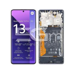 LCD + Battery + Frame Levander Purple Xiaomi Redmi Note 13 Pro 4G (PULLED)