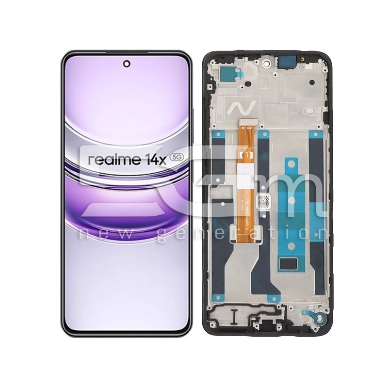Display Tocuh + Frame Nero Realme 14x (IPS)
