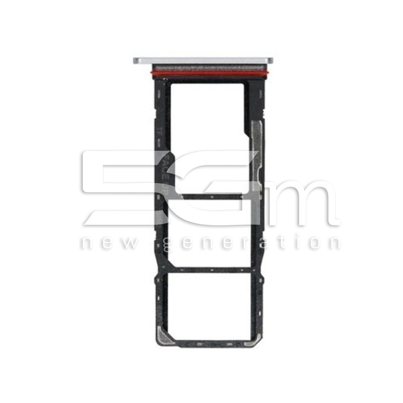 Supporto Sim Card Pearl White Moto G22