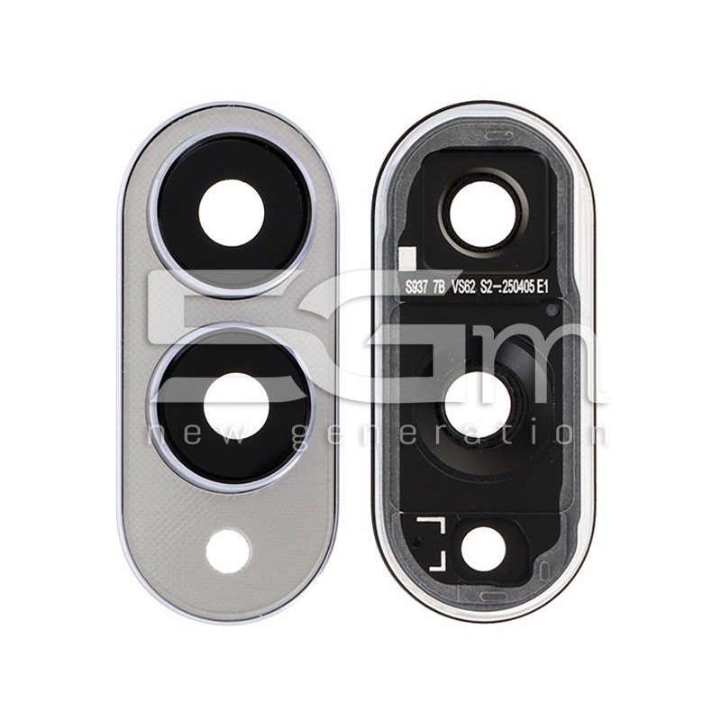 Vetrini Camera Posteriore + Frame Titanium Silver Samsung SM-S937 S25 Edge | Store Online 5G-M