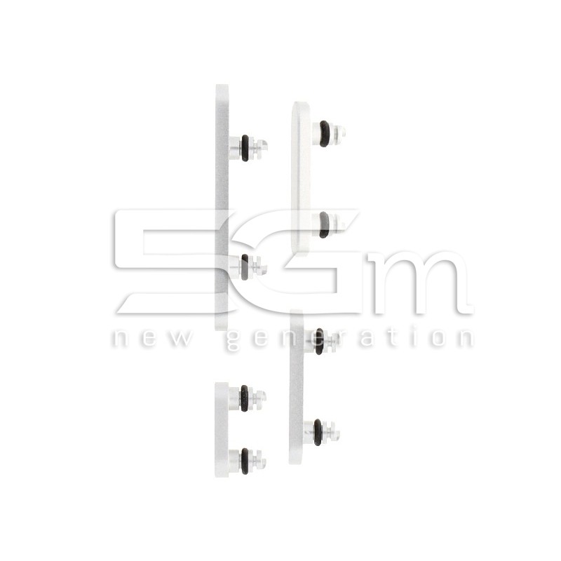 Boutons Externes White iPhone 16e (4pcs) | Boutique en ligne 5G-M