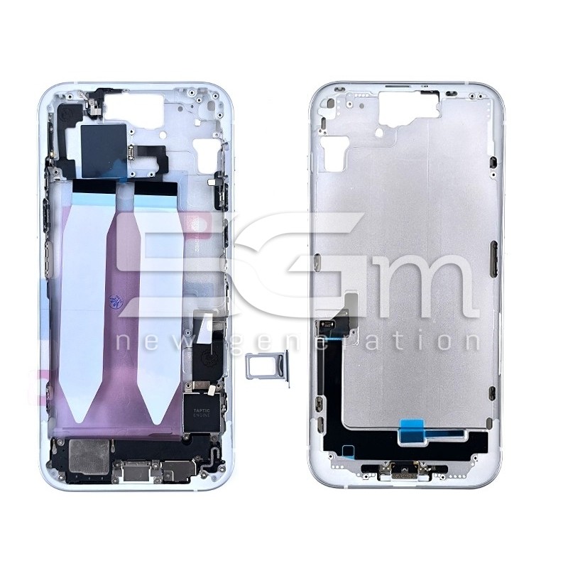 Middle Frame Full Parts Blue iPhone 15 Plus | Store Online 5G-M